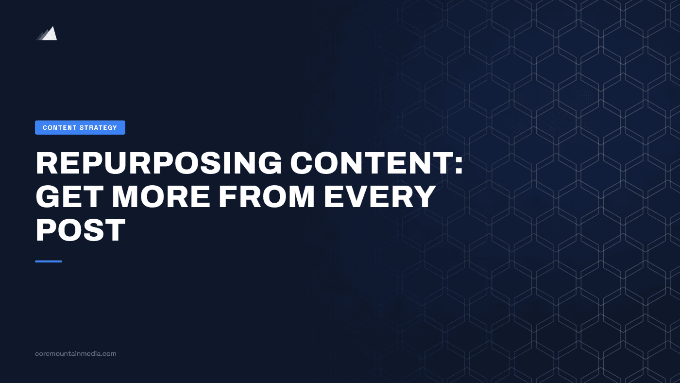 Repurposing Content: Get More from Every Post