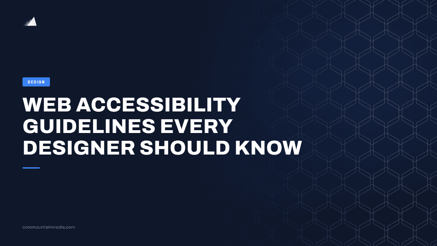 Web Accessibility Guidelines Every Designer Should Know